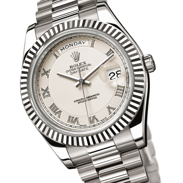 silver rolex oyster perpetual day date